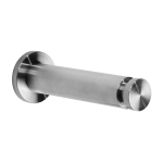 Krog i rustfrit stål, 100 mm, børstet