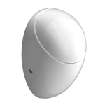 Urinal Alessi med låg, med en radar skylleenhed og integreret strømforsyning, 230 V AC