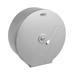 Dispenser i rustfrit stål til store ruller toiletpapir, poleret