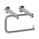 Toiletrulleholder i rustfrit stål, børstet