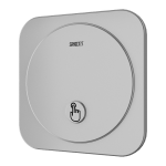 Urinal piezo skylleenhed med monteringsboks, 24 V DC