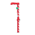 Fritstående udendørs kropsbruser med startudløser og opvarmning, op til maks. -20°C