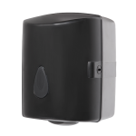 Beholder til rulle papirhåndklæder, materiale sort plast ABS