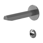 Sæt af rustfrit stål automatisk vægmonteret håndvaskarmatur til eftermontering, børstet, 6 V