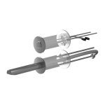 Sæt med dele til montering i væg til SLU 39P