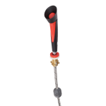 Håndholdt øjenskyller med ét sprayhoved, hældningsvinkel 45°, med gennemføring i bordet