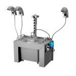 Sæt med 3 stk. automatiske håndvaskarmaturer til koldt eller forblandet vand, med integreret automatisk sæbedispenser, 6 l central sæbebeholder, 230 V AC