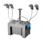 Sæt med 4 stk. automatiske håndvaskarmaturer til koldt eller forblandet vand, med integreret automatisk sæbedispenser, 6 l centralt sæbebeholder, 230 V AC