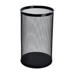 Rund affaldsspand, farve sort, 28,5 l