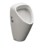 Urinal Caprino med en radar skylleenhed og integreret strømforsyning, 230 V AC (plug &amp; play)