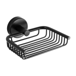 Sæbeholder i rustfrit stål, sort mat finish