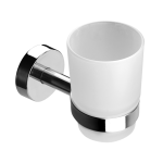 Glasholder i rustfrit stål, poleret finish