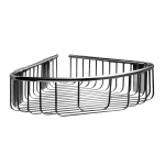 Hjørnehylde i rustfrit stål, poleret finish