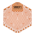 Plast urinalrist orange farve - duft af mango