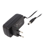 Stikkontakt strømforsyning til batteridrevne elektroniske enheder 230 V AC/6 V DC