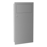 Affaldsspand til indbygning i rustfrit stål