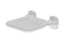 Vinyl brusesæde, vægmonteret, sammenklappeligt