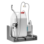 Automatisk håndvaskarmatur bag spejl med sæbedispenser, 24 V DC