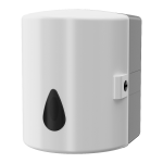 Beholder til rulle papirhåndklæder, materiale hvid plast ABS