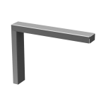 Støttende beslag i rustfrit stål til SLUN 10L, SLUN 10, SLUN 81, SLUN 82 og SLUN 83