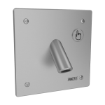 Væghængt armatur til koldt eller forblandet vand med hærværkssikret dæksel, 24 V DC