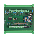 Trykknapfordeler på DIN-skinne