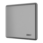 Tidsstyret skylleenhed, børstet finish, 230 V AC