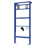 Monteringsramme til automatisk vægmonteret håndvaskarmatur og automatisk sæbedispenser