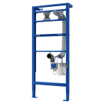 Automatisk væghængt sæbedispenser af rustfrit stål, 1 l sæbebeholder, monteringsramme SLR 24 medfølger, 230 V AC