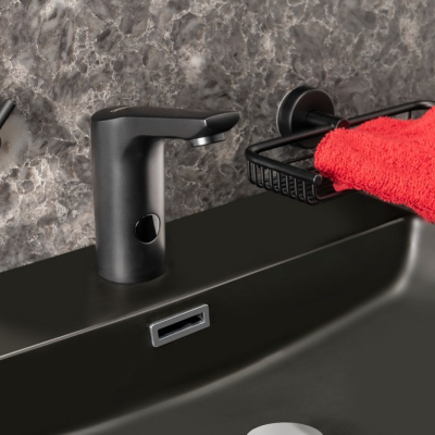 AUTOMATISKE SORTE HÅNDVASKARMATURER