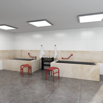 Antimikrobielle vinylgreb