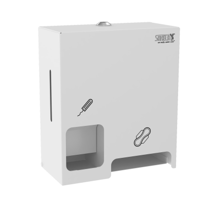 Rustfri dispenser til hygiejneartikler