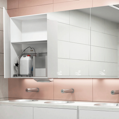 Moduler bag spejle: rent design, smart løsning