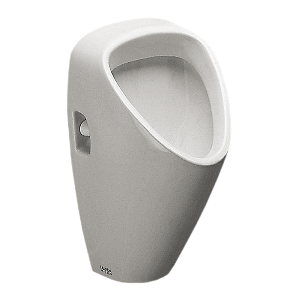 Urinal Caprino with a radar flushing unit and integrated power supply, 230 V AC