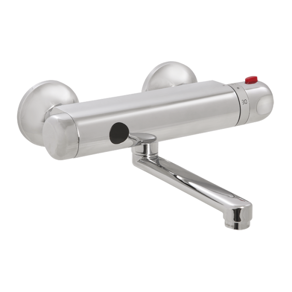 Vægmonteret termostatisk blandingsbatteri, 9 V