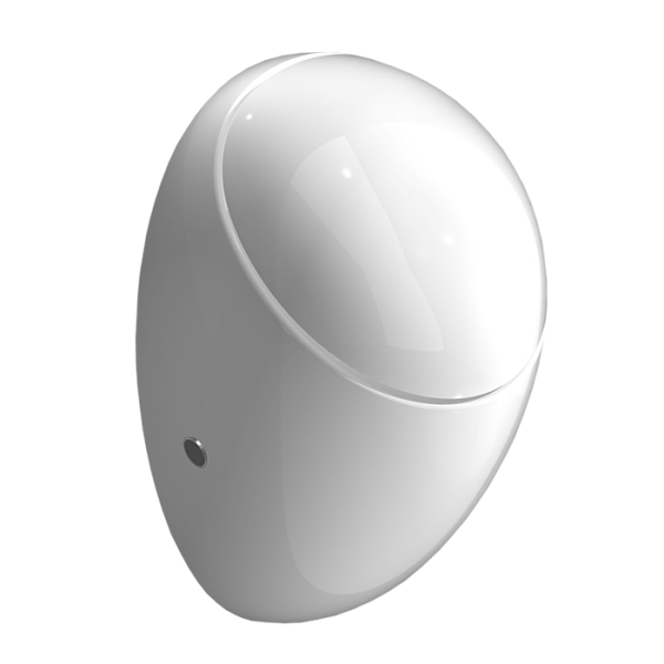 Urinal Alessi med låg og med en radar skylleenhed, 24 V DC