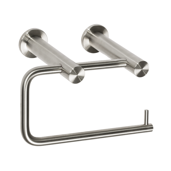 Toiletrulleholder i rustfrit stål, børstet