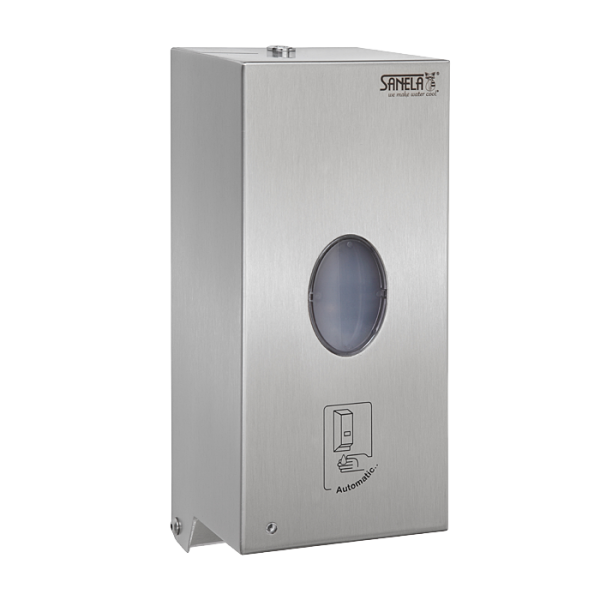 Automatisk vægmonteret dispenser til desinfektion og sæbe af rustfrit stål til væske/gel