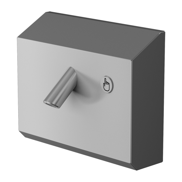 Vægmonteret piezo håndvaskarmatur, 6 V