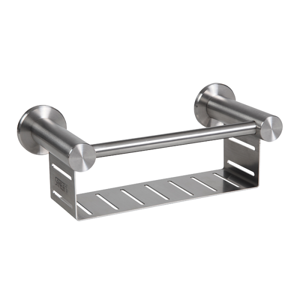 Væghængt shampooholder i rustfrit stål