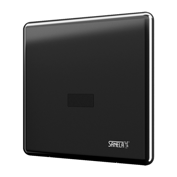 Brusekontrol med monteringsboks, sort, 6Â V