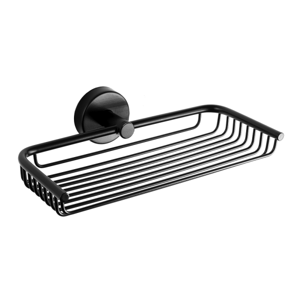 Sæbeholder i rustfrit stål, sort mat finish