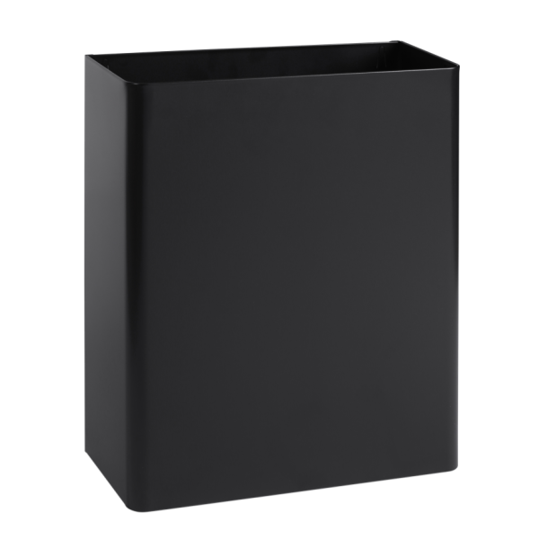 Væghængt affaldsspand i rustfrit stål