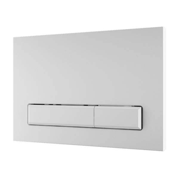 Mekanisk toiletskylleenhed til installationssystemer SLR 21, hvid plast