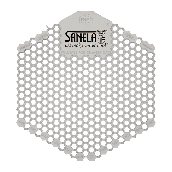 Plast urinalrist transparent farve - duft af kaprifolie