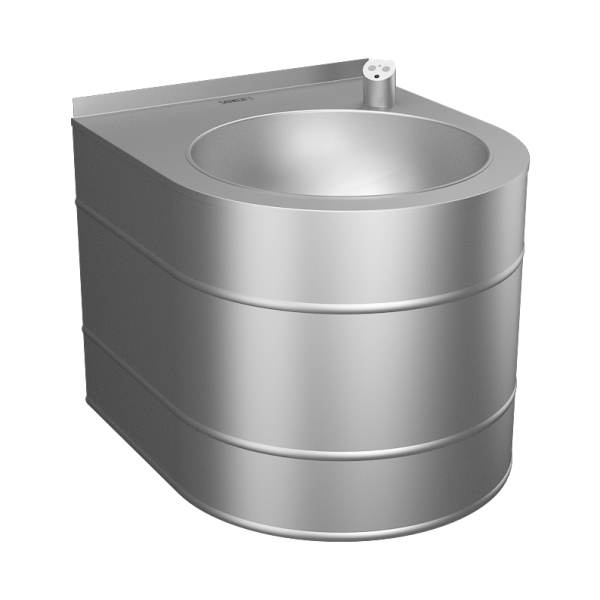 Vægophængt automatisk drikkefontæne i rustfrit stål, 6 V