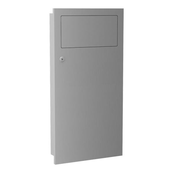 Affaldsspand til indbygning i rustfrit stål