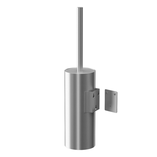 Toiletbørste i rustfrit stål, børstet finish