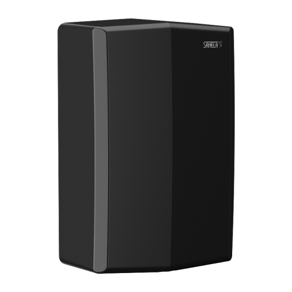 Automatisk håndtørrer, sort mat