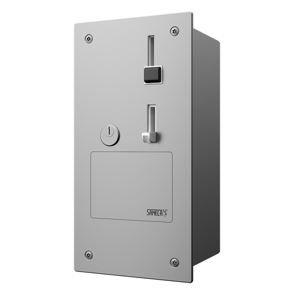 Indbygget mønt- og poletbruser-timer, 24 V DC, direkte styring